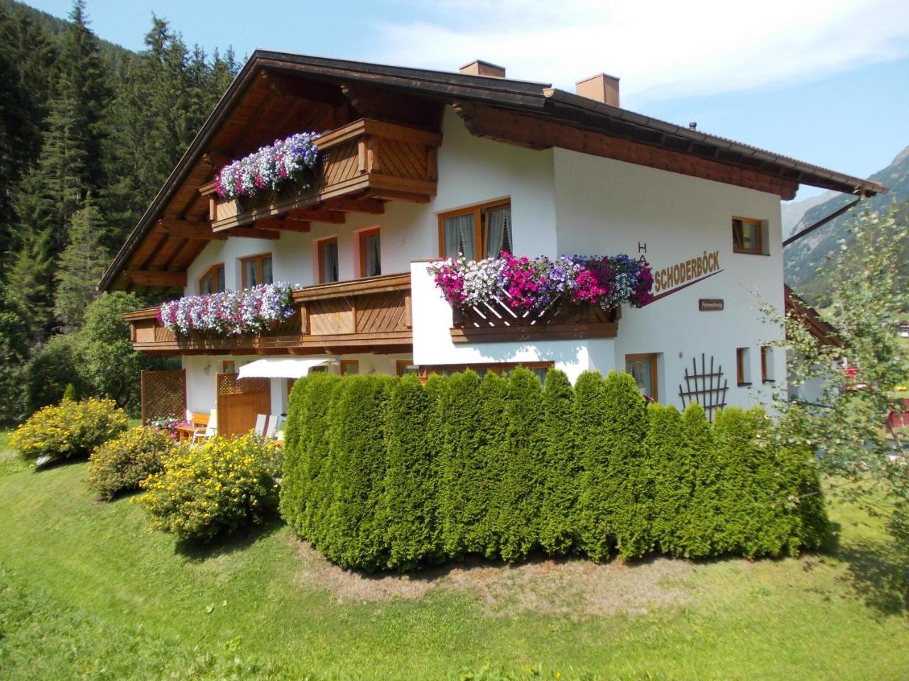 Apartament Haus Schoderbock St. Leonhard im Pitztal Zewnętrze zdjęcie